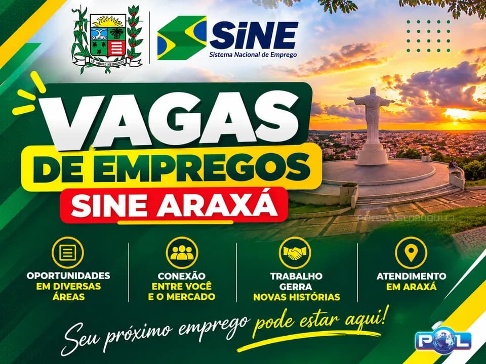 SINE Araxá: confira as 435 vagas disponíveis - atualização 28/10