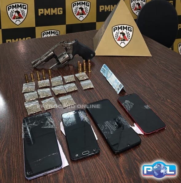 Operação da PM termina com seis adultos presos e um adolescente apreendido em Patrocínio após tentativa de homicídio em Iraí de Minas
