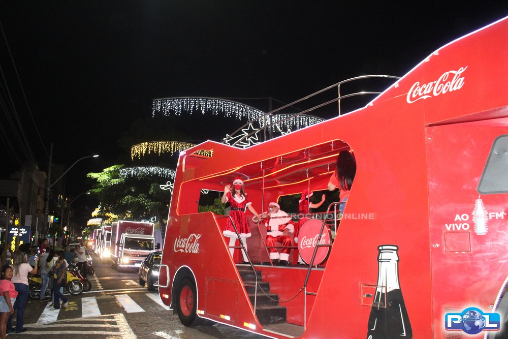 Campanha de Natal das ACIP/CDL traz a Caravana da Coca-Cola a Patrocínio no próximo domingo Campanha de Natal das ACIP/CDL traz a Caravana da Coca-Cola a Patrocínio no próximo domingo