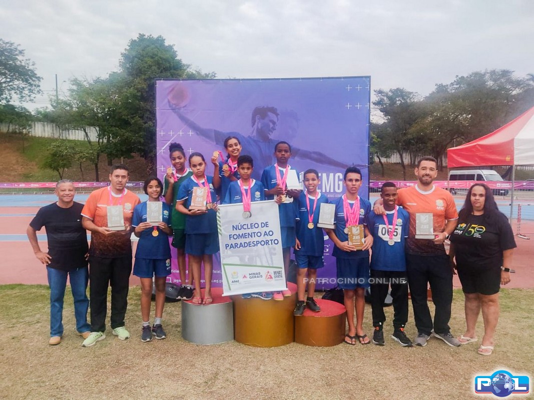 ATLETAS DA APAE DE PATROCINIO-MG, PARTICIPARAM DAS PARALIMPÍADAS ESCOLARES  ETAPA REGIONAL EM BRASÍLIA - JORNAL DE PATROCINIO