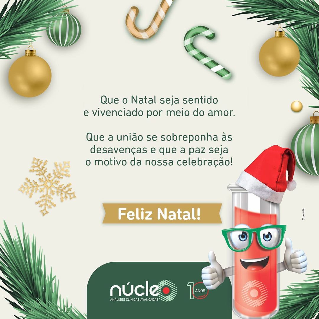 A equipe Núcleo Laboratório deseja a todos um Feliz Natal! Boas festas! A equipe Núcleo Laboratório deseja a todos um Feliz Natal! Boas festas!