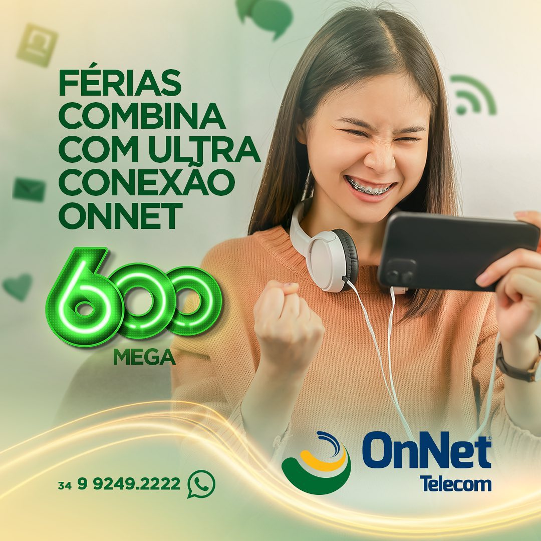 Gustavo Dias Faria - Suporte técnico - OnNet Telecom - Patrocínio