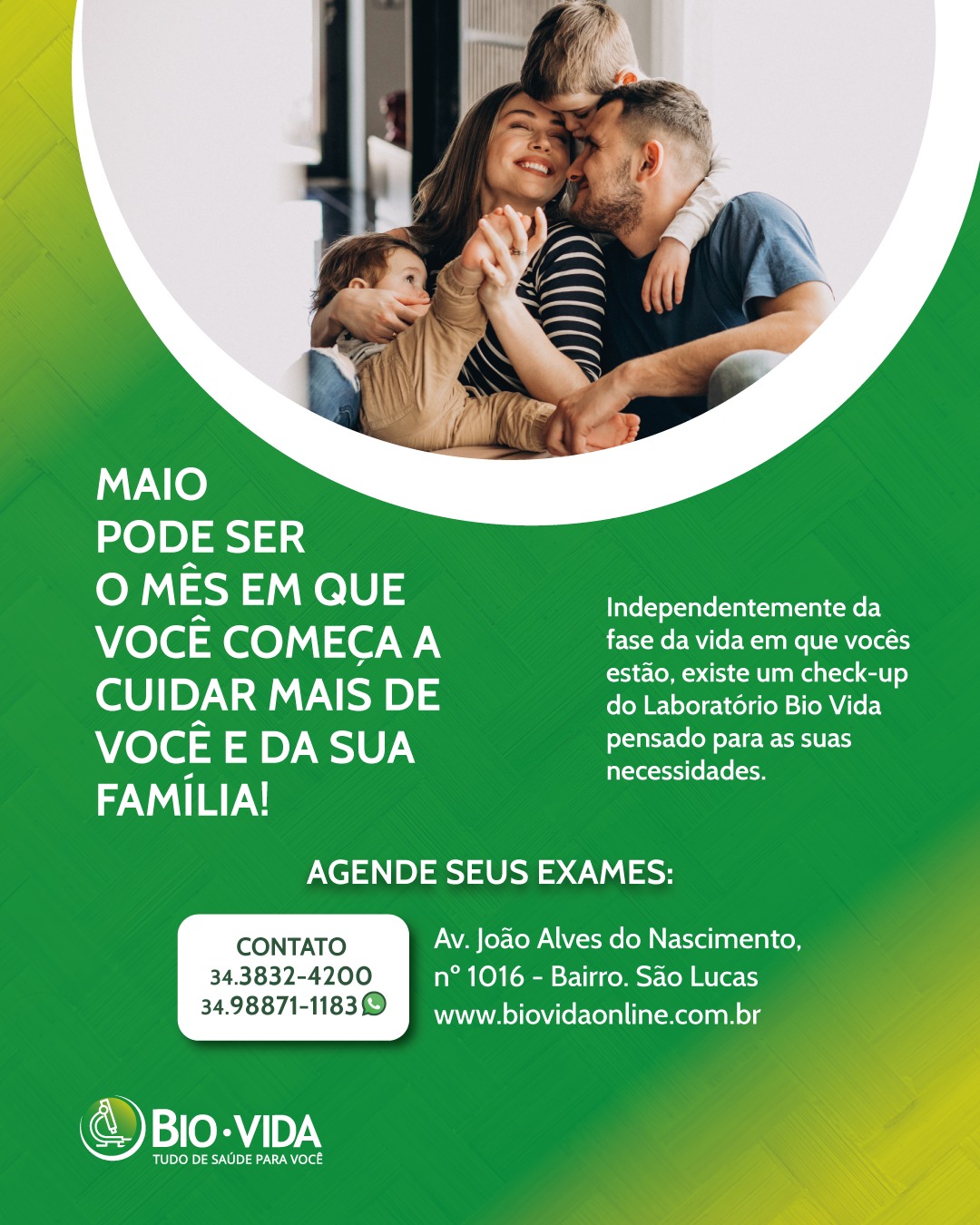 No Laboratório Bio Vida, você encontra check-ups personalizados para ...