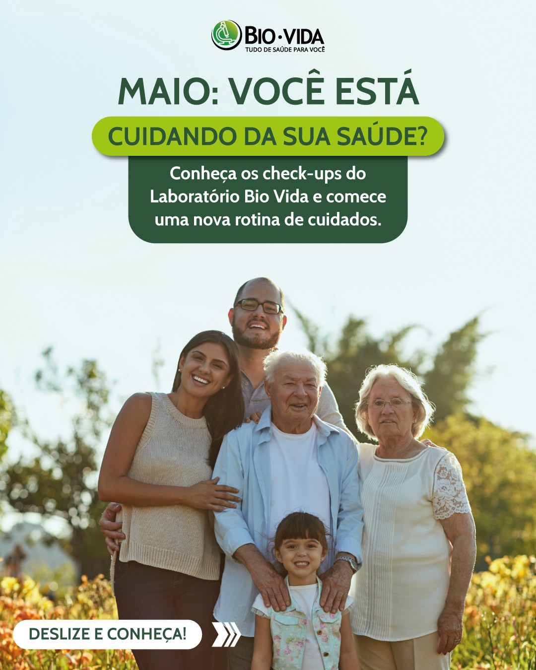 No Laboratório Bio Vida, você encontra check-ups personalizados para ...